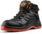 Black Hammer Composite Safety Boots for Men Non-Metallic Lightweight Durable Work Shoes Non-Slip Anti-Static Smooth Leather 8844 (9 UK)