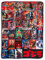 Surreal Entertainment Godzilla Filmposter Übergroße Plüschdecke,gemütlicher Sherpa-Überwurf für Sofa, Bett, superweiches Fleece, offizielles Kaiju Monster Gojira, Sammlerstück, Rot, Einheitsgröße