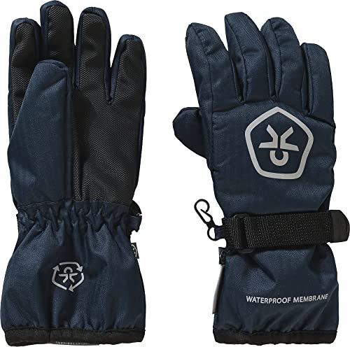Color Kids Kinder Handsker - Vandtæt Genbrugt Cold Weather Gloves, Marine White, 2022-04-06 00:00:00 EU