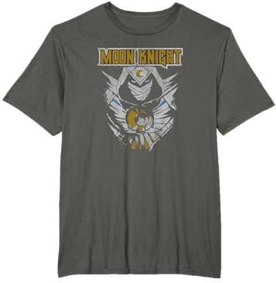Marvel Moon Knight Distressed Poster T-Shirt