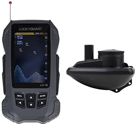 Sonar de pêche Portable PNI Fish Seeker US600, sans Fil, Profondeur 45 m, écran 3,5 Pouces