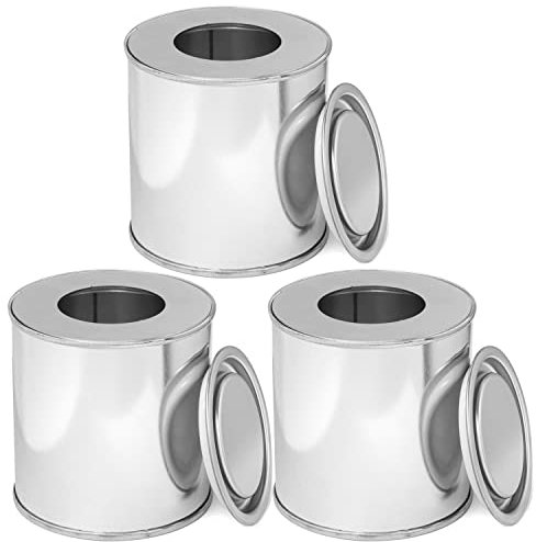 Moritz 3x Blechdose Ethanol 250 ml + Sparplatte Bioethanol Brenngel Dose Tischkamin Tischfeuer Kamin