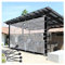 Rideau Exterieur Terrasse Bache Pergola Transparente Rideau PVC Garage Bâche Transparente Verre, pour Balcon, Toit, Pergola, Peut Être Personnalisé (Color : Clear, Size : 2x1.2m/6.6x3.96ft)