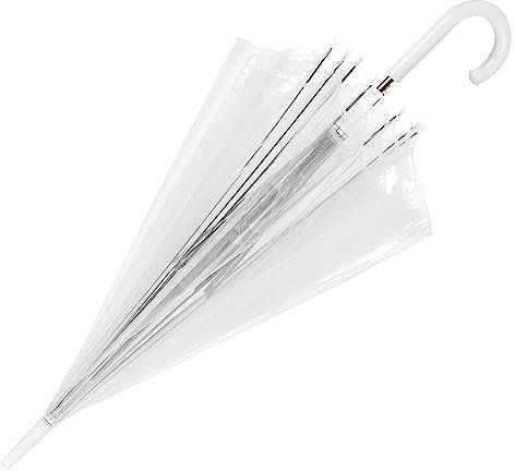 Paraguas automático campana transparente 99 cm