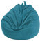 FANSU Sitzsack Waschbar, Sitzsack Ohne Füllung, Sitzsack-StuhlbezugIndoor Outdoor, Sitzsäcke für Kinder Erwachsene, Kordsamt Textile Aufbewahrung (100x120cm,Seeblau)