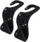 2PCS Car Seat Hooks, Bling Car Rhinestone Headrest Hooks, Universal Bling Car Interior Accessories for Handbag, Clothes, Purse, Water Bottle … (Black)