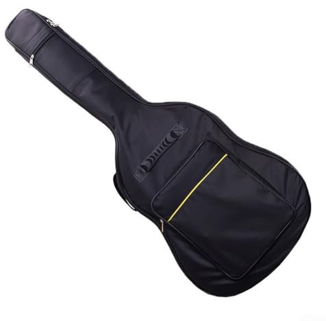 URPIZY Gitarrentasche 104 cm Akustikgitarre Gigbag E-Gitarrenkoffer volle Größe wasserdicht klassische Akustikgitarre Rückentasche für akustische Konzertgitarre, Ukulele, Bass, Wie abgebildet,