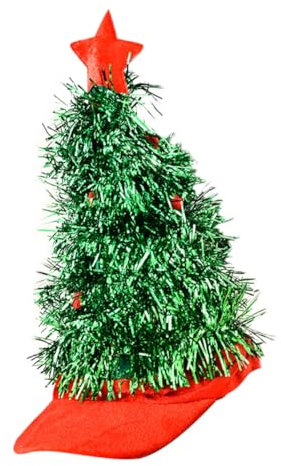 HOOTNEE 1stück Weihnachtsbaum Kostüm Hut Für Cosplay Und Partys Lustige Weihnachtsmütze Verkleidung Für Festivals Und Bühnenaufführungen