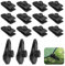 15 Pièces Clip de Bâche Tente Pince pour Bache, Tent Clip Auvent Voiture Clip Fixation Bache Caravane Clips de Verrouillage Attache Bache Piscine, Clip Plastique pour Toile Ombrage Pince Bache Piscine