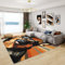 Deutscher Schäferhund Deko - Teppich Wohnzimmer Schlafzimmer Hundemotiv, Großer Teppich Deutscher Schäferhund, Weich Kurzflor & Waschbar & rutschfest Wohnzimmerteppich, Bettvorleger 160x200 cm