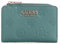 GUESS Damen Cresidia Zip Around Card Case Wallet, Blaugrün/EIN Hauch von Paradies (Trace of Paradise), Einheitsgröße