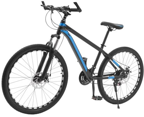 MEELRYD 26 Zoll Mountainbike, 21 Gang Erwachsen Camping Fahrrad Scheibenbremse MTB Unisex Alu Bike Höhenverstellbar für 160-180cm Höhe Damen und Herren
