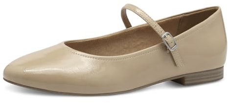 Tamaris Ballerina Damen Vegan Elegant beige,EU 36