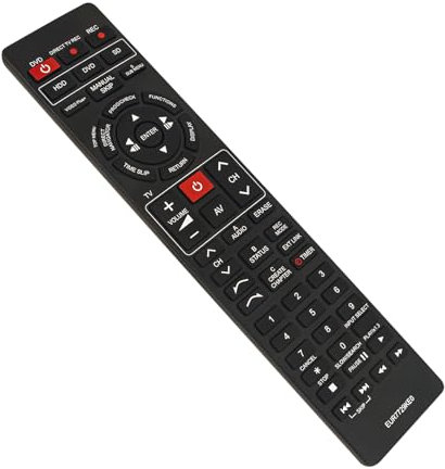 EUR7729KE0 Replaced Remote Control -ALLIMITY- Fit for Panasonic DVD HDD TV Recorder EUR7729KE0 Remote Control EUR7721X10 DMR-EH50 DMR-E55K DMR-E55P9 DMR-E55S DMR-ES10 DMR-EH60