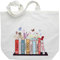 Lang Horn Tote Bag for Books, 16 x 14 cm, Gift Souvenir Inspired Bags Album Inspired, Fans Gifts, Music Lovers, Reusable Canvas