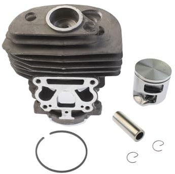 NKCVEZBW Kompatibel mit 46-mm-Zylinderkolbensatz 575355801 575355802 575355803 575355805. Kompatibel mit Husqvarna-Kettensäge 555 556 560 560XP 560XPG 562 562XPG.