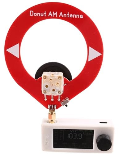 meiyan Pocket SI4732 Radio Receiver with 1.9inch Screen, Covers HF SW MW VHF 0.5-108MHz Frequencies
