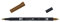 Tombow ABT Dual Brush Pen, ABT-969-1P, Stift mit zwei Spitzen, perfekt fürs Hand Lettering und Bullet Journal, wasservermalbar, chocolate