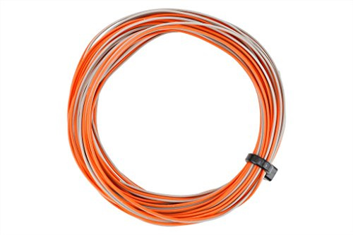 DCC Concepts Twin Decoder Wire Stranded 6m (32g) Orange/Grey