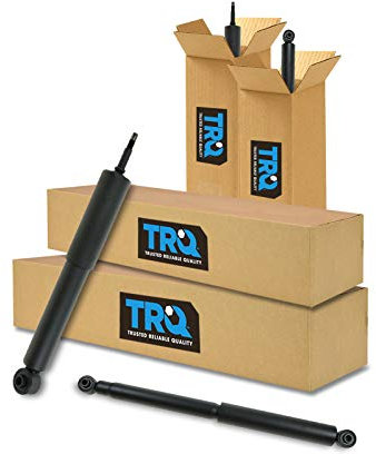 TRQ Stoßdämpfer-Set vorne und hinten, kompatibel mit Dodge Ram 1500 2002-2005