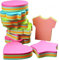 Selbstklebende Notizzettel -Notes bunte Haftnotizen - 6 Pads Per Pack - 100 Sheets Per Pad - Pro Pad 4 Colours per pack 6 Different Shapes Inside - 76 mm x 76 mm