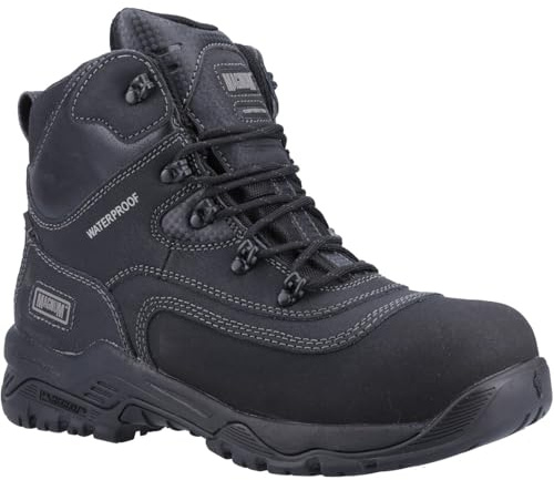 Magnum Broadside 6.0 CT CP WP, Unisex Adults’ SRC Work Boots, Black (Black 21), 10 UK (44 EU)