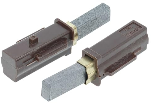 vhbw 2x Kohlebürste mit Sockel 6,3x11x33 mm kompatibel mit Miele S228 | S227, S230i, S229i, S217-S225, S228i, S230, S227i, S229 Staubsauger