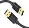 TanQY Câble USB 3.0 mâle vers mâle 4 m