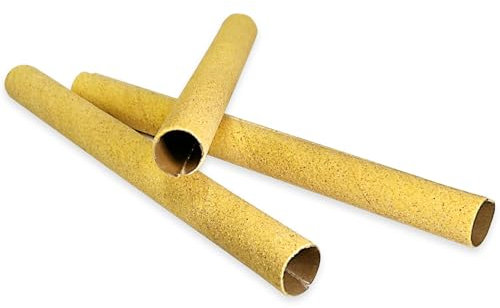 S&X Large Sand Perch Covers for Bird Cages, Bird Perches Sandpaper for Parakeets, Canaries, Finches & Other Small Birds, 2cm x 23cm, 3-Pack