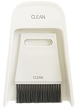 scarlet espresso | Reinigungsbürste mit Schaufel für die Barista Ecke »Scopa « dient der ordentlichen, präzisen Reinigung ihres Arbeitsplatzes rund um die Kaffeemaschine (Weiß)