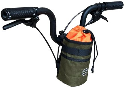 London Craftwork Wasserabweisende Stieltasche für Brompton und Birdy in Olivgrün