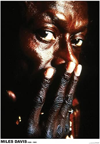Artificial Posters MILES DAVIS POSTER THE JAZZ LEGEND 1926 - 1991
