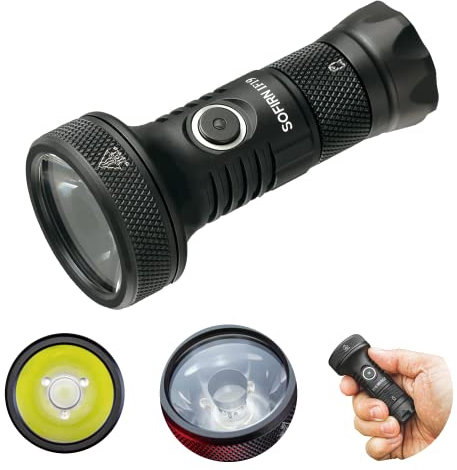weneasker Mini LED Taschenlampe 2000 Lumen Superhelle USB Aufladbare Taschenlampe, sofirn IF19 Kleine Taschenlampe EDC Taschenlampe mit SST40 LED, TIR-Linse, für Notfall, Suchen, Camping