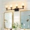 MantoLite 4 Licht Industrie Wandleuchte Glasschirm E27 Lampensockel Wandbeleuchtung Retro Vintage Wandleuchter Beleuchtung Fixture Wandlampe Für Wohnzimmer Waschtisch Wandleuchten Spiegelleuchten
