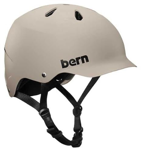 Bern Unisex Jugend Watts Classic Helm, Matter Sand, M