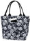 Kühltasche Kleine Kühlbox Mini Lunch Tasche Damen Isoliertasche Leicht Lunchbag zur Arbeit Schule Lunchbox Tasche Faltbar Cooler Bag Wasserdicht Tulpe Weiß