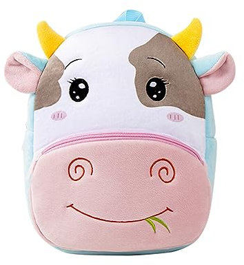 LICHENGTAI Kinderrucksack Mini Cartoon Tier Kinder Rucksack Plüsch Kindergartenrucksack Niedlich Süße Kindergartenrucksack Tagesrucksack Vorschule Rucksack für Kinder Jungen Mädchen 2-6 Jahre