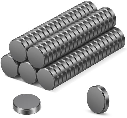 Wukong 90 Stück Starke Magnete für Magnettafel, 18×5mm Magnete Whiteboard, Schwarz Magnete für Magnettafel, Büro, Ausschreibung und Schule