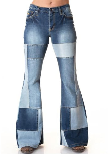 COMYCOM Damen Jeans Schlaghose »Star Deja-VU« W34/L34