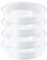 Garten Vogelwasser Futterspender 4 Stück Vogelbadschale 7,3 Zoll Durchmesser. Transparente Vogel Wasserschale Dekorative Vogel Futterstation Tablett Ersatz Für Kleine Wildvögel