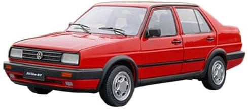 Motorfahrzeuge Replika Auto Simulation 1:18 Maßstab Für VW Jetta Automodell Metalldruckguss Spielzeug Statische Anzeige Originalgetreue Nachbildung (Color : Red)