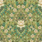 Galerie Into The Wild Metallic Green Floral Damask Wallpaper Roll