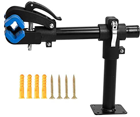 Janurium Porte-vélos – Support de réparation de vélo , support d'atelier de vélo pliable | Support de réparation de guidon à connexion rapide réglable en hauteur pour vélo de montagne