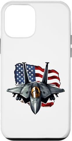 Hülle für iPhone 12 mini Patriotic Fighter Jet Red White Blue USA Flag 4. Juli