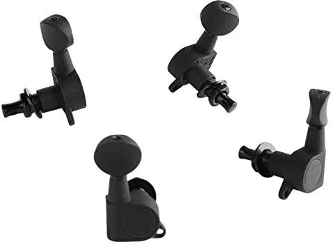 Pioli per Ukulele a 4 Corde Pieni per Accordatura per Ukulele in Metallo Completamente Chiusi Chiavi per Accordatura per Accordatore per Testa della Macchina per