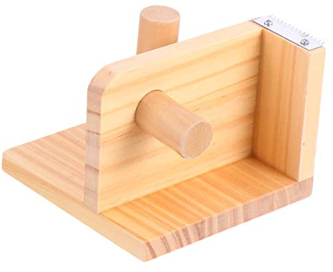 STOBOK Klebebandschneidewerkzeug Aus Holz Klebebandspender Mit Cutter Praktischer Klebebandhalter Für Desktop Büro Und Zuhause Klebebandschneideset Für Schule Und Werkstatt