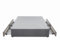 Panana Grey Divan Double Bed Linen Fabric Divan Bed Frame With/without Headboard Storage Drawers (No Headboard, 4 Drawers, 4FT6 Double)