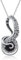 Shusukue Octopus Tentacles Halskette mit schwarzem Onyx 925 Sterling Silber Octopus Anhänger für Frauen Schwarzer Ozean Schmuck