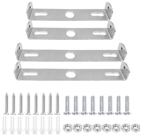 SEIWEI 2 Sätze von Licht Befestigung Klammern Decke Lampe Querträger Kit Licht Fitting Zubehör für Kronleuchter, Wand Leuchte (S + L)