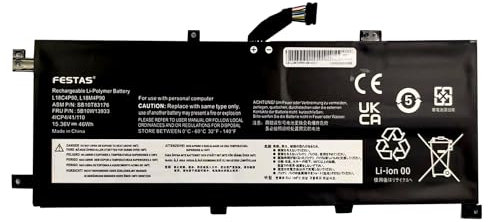 FESTAS L18M4P90 Laptop Ersatz Akku für Lenovo ThinkPad L13 Series Yoga 20R5 20R6 ThinkPad L13 Gen 2 Thinkpad S2 Gen 5 S2 Gen 6 S2 5th Gen L18C4P90 5B10W13935 5B10W13933 02DL030 02DL032